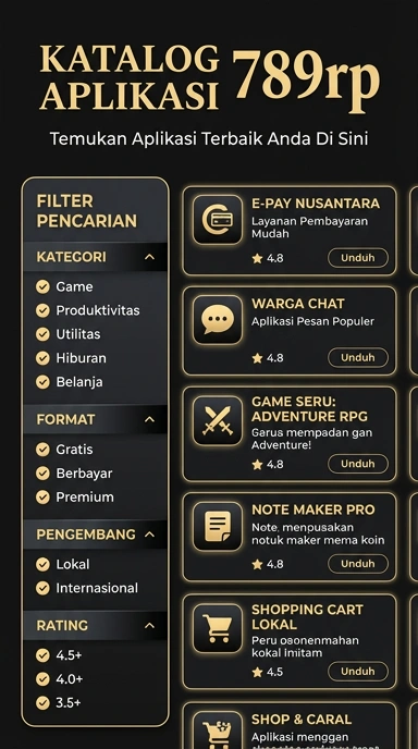 Aplikasi Populer & Kanal Uji – 789rp Hub Unduhan Terkurasi