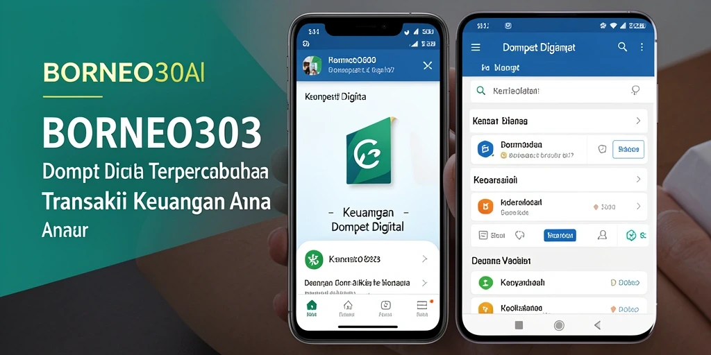 Antarmuka aplikasi BORNEO303 yang user-friendly dan mudah digunakan.