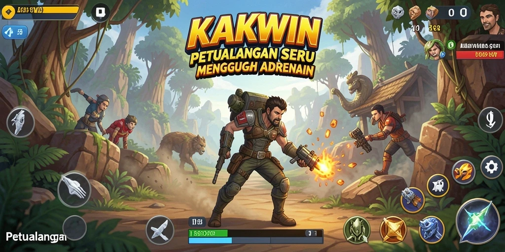 Tampilan antarmuka KAKWIN yang menakjubkan dalam dunia petualangan.