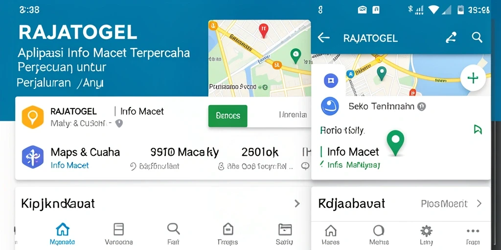 Antarmuka RAJATOGEL yang informatif dan mudah dipahami.