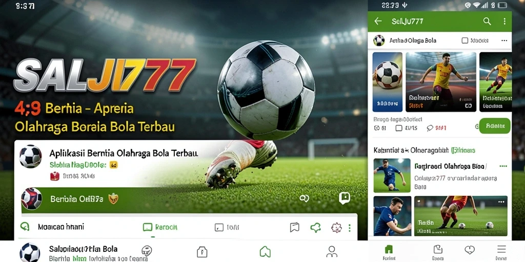 Tampilan antarmuka SALJU777 yang menarik dan informatif.